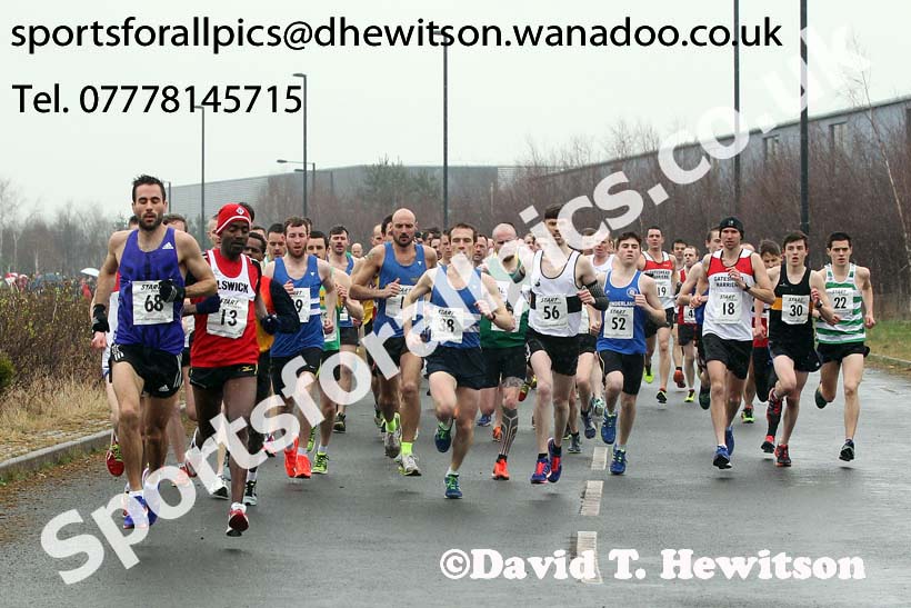 Mens relay, Elswick Harriers Relays, Newburn, Newcastle. Photo: David T. Hewitson/Sports for All Pics